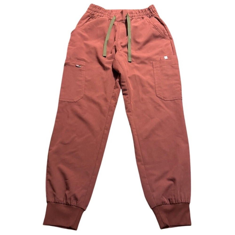 FIGS Zamora Jogger Scrub Pants Women's XS Burgundy 1001100 Technical Support